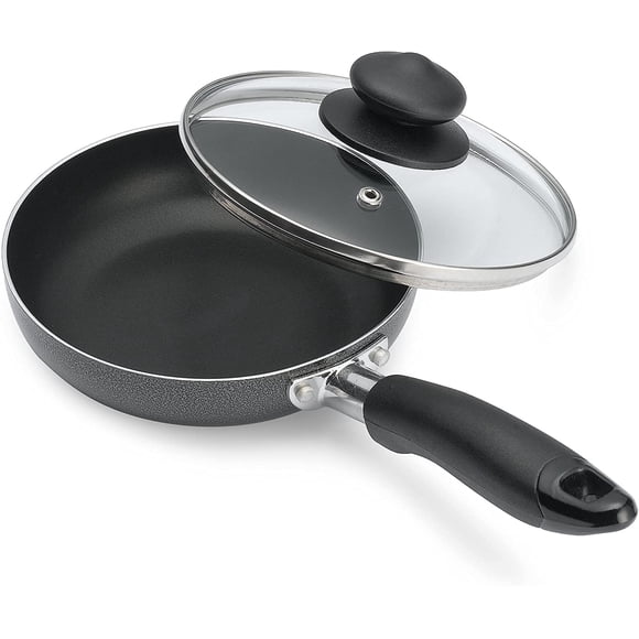Sartén Bene Casa de aluminio antiadherente con tapa de cristal de 15 cm