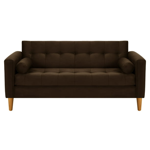 Sofa Retro 3c Felpa 04 Chocolate
