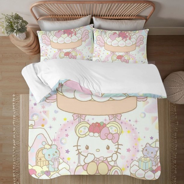 Little Twin Stars 3-Piece Bedding Set For Kids Boys Girls Adult Cartoon Warm Cute Fashion Holiday Present Gift Bed Sheets