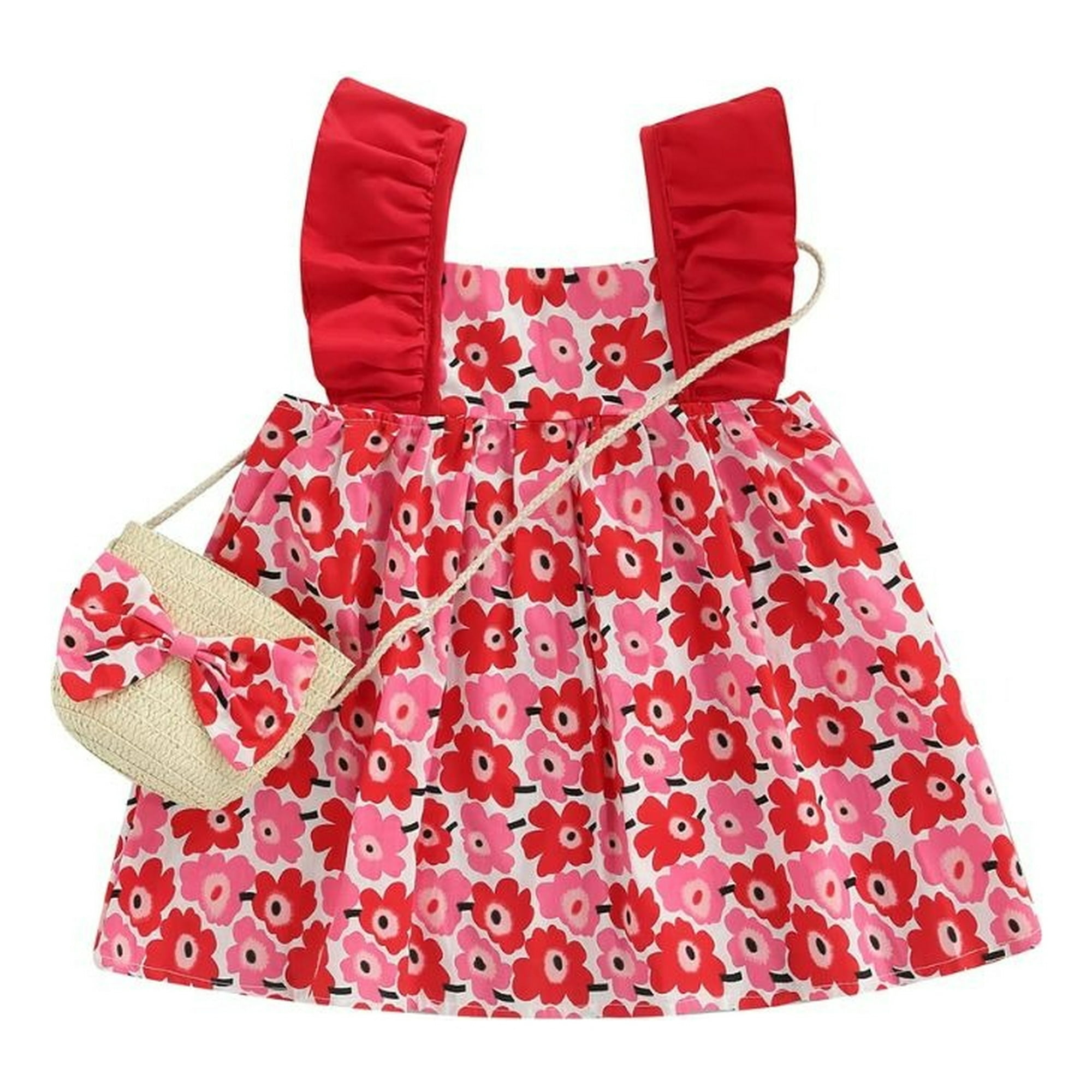 Genérico - Vestido Floral Princesa Bebe Niña Estampado Flores Lau