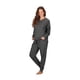 thumbnail image 3 of Pijama Largo Mujer Algodón 30824 Caffarena gris M, 3 of 6
