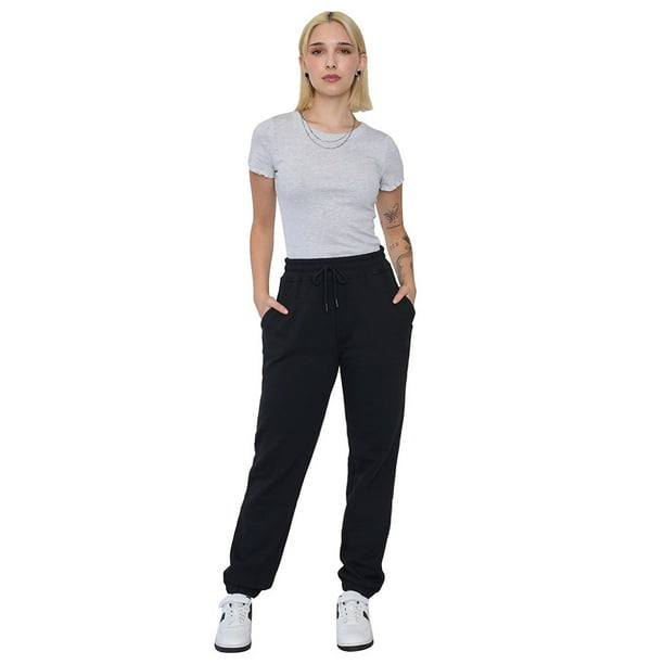 Buzo Mujer Jogger Negro Corona
