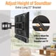thumbnail image 2 of Soporte para barra de sonido ELIVED Sound Bar TV de hasta 7 kg, 2 of 8