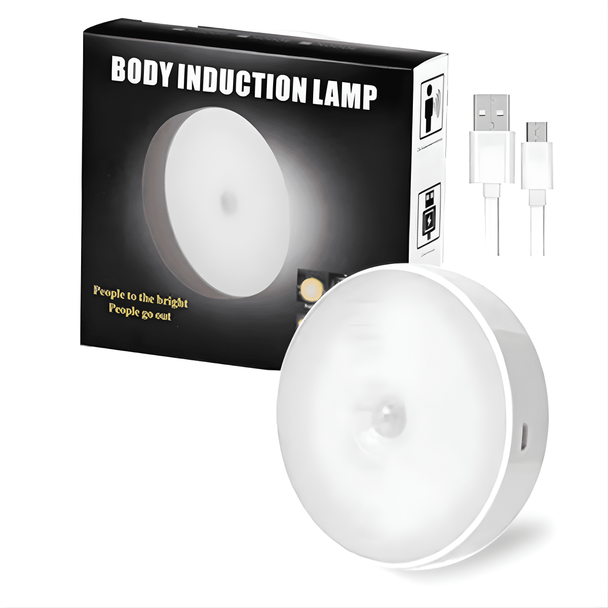 Genérico - Lámpara Led Sensor Movimiento Recargable Closet Y Pasillos