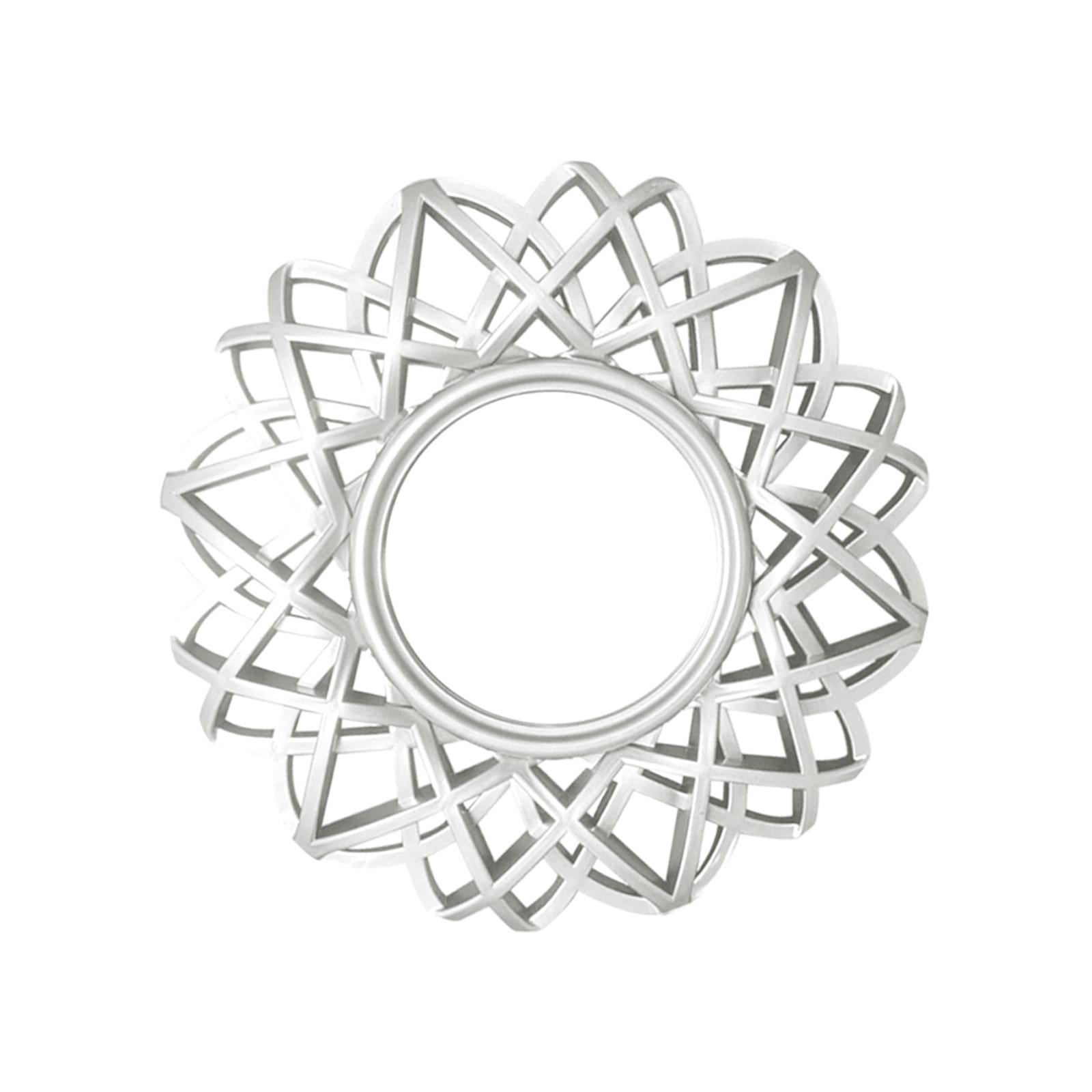 Bothyi - Espejo Colgante De Pared Nórdico, Espejo Redondo Para Sala De Estar, Decoración De Dormitorio, Argenta