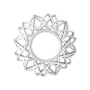 Bothyi - Espejo Colgante De Pared Nórdico, Espejo Redondo Para Sala De Estar, Decoración De Dormitorio, Argenta