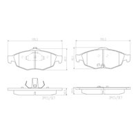 Pastillas Freno Para Auto Powerstop 16-869
