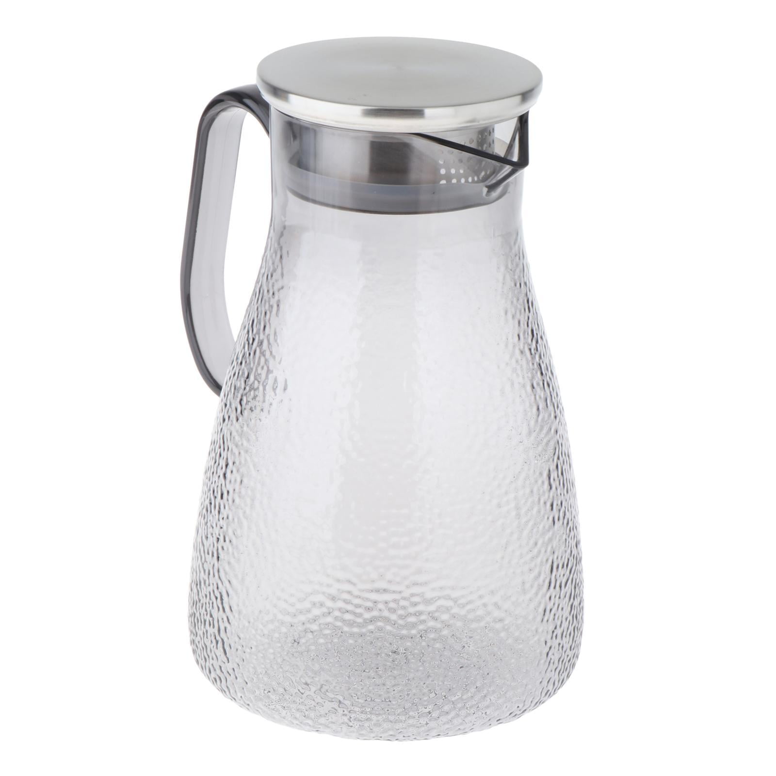 Bothyi - Botella De Agua Fría Jarra De Bebida Fácil De Limpiar De 50 Oz Para Bebidas Frías O Calientes Gris