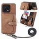 thumbnail image 1 of Funda Tipo Cartera con Correa Cruzada para Xaiomi 13 Protección Contra Golpes Marrón, 1 of 6