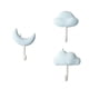 thumbnail image 1 of 3 Piezas Ganchos Adhesivos Sticky Stick On Impermeable Para Toalla Cocina Azul, 1 of 5