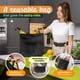 thumbnail image 5 of Bolsas de compras Simply Cool, paquete de 50, negras, reutilizables, 37 x 37 x 17 cm, 5 of 7