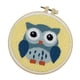 thumbnail image 1 of 1 Juego De Kits De Agujas De Perforación Animal Con Pluma De Bordado De Perforación DIY Crafts Owl, 1 of 5