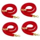 thumbnail image 4 of 4x Cuerdas de poste de terciopelo de 150 cm/59 pulgadas Cuerdas de poste ligeras, resistentes y gruesas Cuerda de barrera de cola de poste para líneas Rojo, 4 of 5