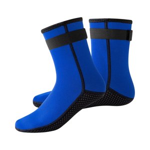 Ioensy - Calcetines De Buceo Con Correa De Ajuste Calcetines De Agua Flexibles Hombres Mujeres Calcetines De Natación Xs Azul