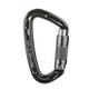 thumbnail image 1 of Mosquetón De Seguridad Para Exteriores Auto Bloqueo Escalada Rappel Gear 24KN Gris, 1 of 3