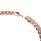 thumbnail image 3 of Pulsera de tenis Swarovski Matrix con piedras transparentes en oro rosa, 3 of 4