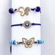 thumbnail image 2 of Pulseras Ojo Turco, Maripos Acero Inox, Buena Suerte Regalo Azul 9 Cm 19 Cm, 2 of 4