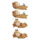 thumbnail image 2 of 4x Adornos De Cervatillo Decoración De Animales De Silicona 2x Style01 Y 2x Style06, 2 of 5