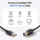 thumbnail image 4 of Cable USB Cable Matters 91 cm USB tipo A a B 5 Gbps 2 unidades, 4 of 7