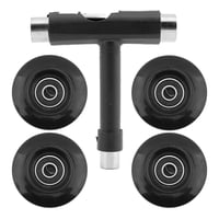 Houseen - Ruedas De Skate Con Carcasa De 55 Mm, Poliuretano, 80 A, Con Rodamientos, 4 Piezas Y Herramienta