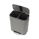 thumbnail image 2 of Basurero Pedal Bo 2 X 30 Lt Mineral Concrete Grey, 2 of 3