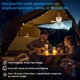 thumbnail image 3 of Ventilador de camping SMART EGG 2 en 1 portátil recargable con luz, 3 of 8