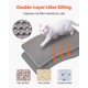 thumbnail image 2 of Alfombrilla para arena de gato VEVOR 61x38 cm de doble capa antideslizante, 2 of 9