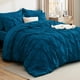 thumbnail image 1 of Juego De Edredón Bedsure Tamaño King 7 Piezas Ropa De Cama Azul Turquesa, 1 of 9