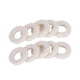 thumbnail image 1 of 10x Arandela de fieltro Cojín Cojín Kits de mantenimiento de accesorios Pieza de repuesto profesional Juego duradero para válvula de trompeta Cornet , Blanco, 1 of 5