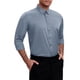 thumbnail image 4 of INSPIRE CHIC Camisas formales de manga larga con cuello en punta para hombre, color sólido, gris L, 4 of 6