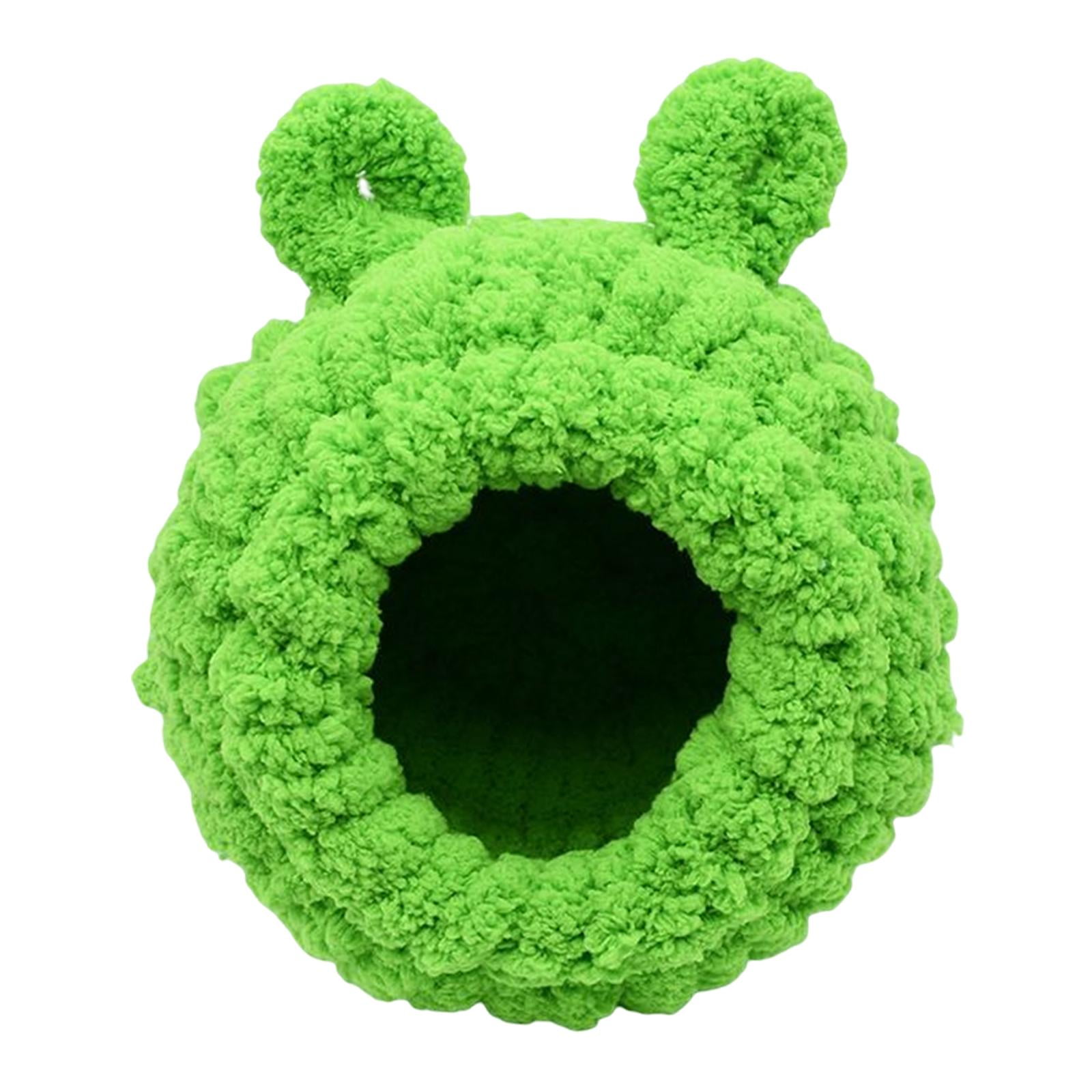 Linda Jaula De Nido De Pájaro Cálido, Hamaca Para Loros, Casa De Juguete, Cama De Cueva Para Ratas, Verde