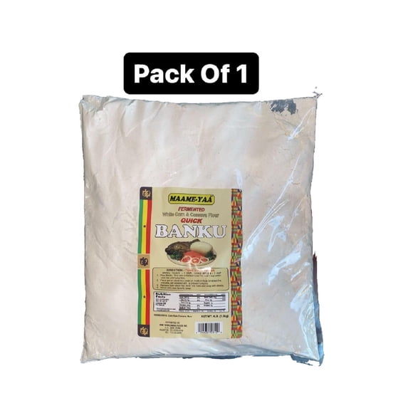 Harina para banku Maame Yaa Banku 1.8 kg, 3 unidades