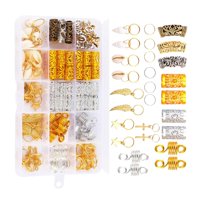 Ioensy - Kit De Clips De Extensión De Cabello De Aleación Shell Star Para Dreadlock Party Women 159 Piezas