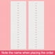 thumbnail image 1 of 30/60/120pcs Name Sticker Custom Transparent Sticker Waterproof Medium Size 1.18x0.43inch Personalized Label Children School Office Stationery Water Bottle Pencil-3011 Transparent Sticker, 1 of 5