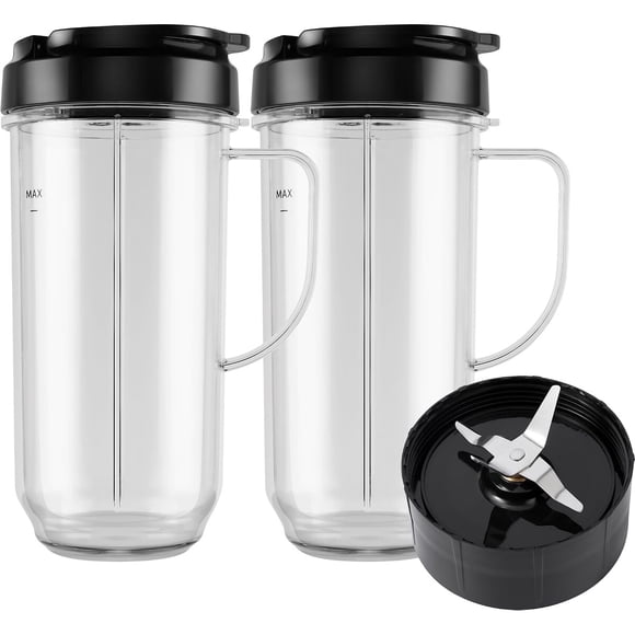 Set de 5 piezas de vasos Magic Bullet de 22 oz (651 ml)