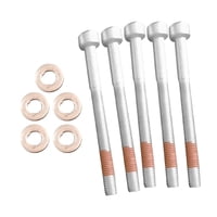 Ioensy - 5X Kit De Sello De Arandela Y Perno De Inyector Para Mercedes-Benz Sprinter Clase M
