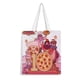 thumbnail image 1 of Pizza Game Bolso de tela con estampado de lienzo para mujer, bolsa de compras reutilizable y estética, con cremallera interior, regalo para mujer, 35 × 40 cm., 1 of 6