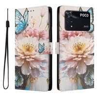 Foxdock Funda Tipo Cartera Para Xiaomi Poco M4 Pro 4G Con Soporte Y Correa – Diseño De Patrones Lindos