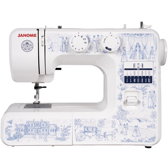 Máquina de coser Janome Toile Romance fácil de usar, 15 puntadas