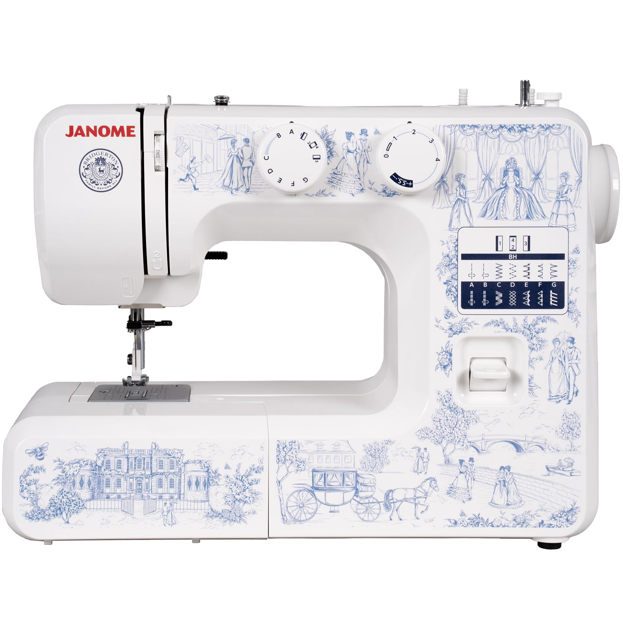 Máquina De Coser Janome Toile Romance Fácil De Usar, 15 Puntadas