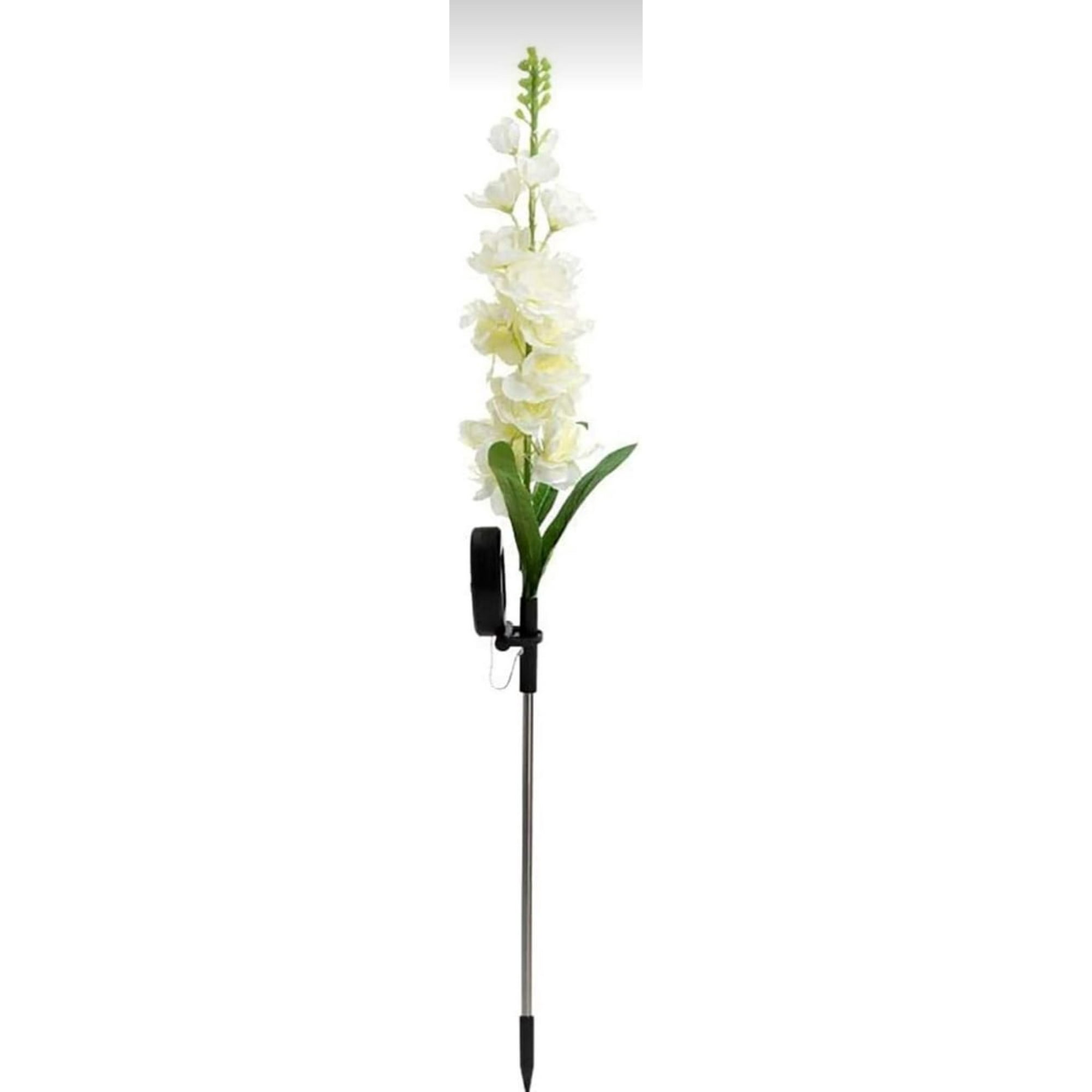 Click Ventas - Flor Orquídea Delphinium Decorativa Luz Led Para Exteriores