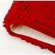 thumbnail image 3 of Alfombra de baño navideña, súper suave, absorbente, antideslizante, de microfibra chenilla, para bañera, ducha, superficie texturizada, suelo, cabina de ducha, color rojo., 3 of 5