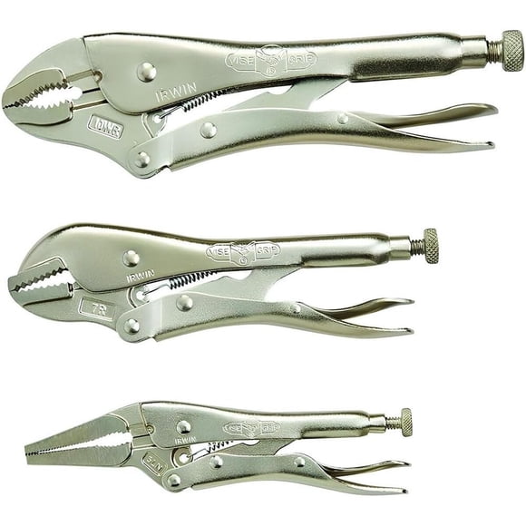 IRWIN VISE-GRIP Juego de alicates de presión, 3 piezas, modelo 323S