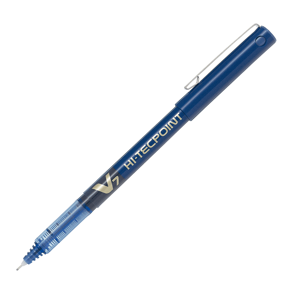 Pilot - Pack 5 Lápices Tinta Hi-tecpoint V7azul