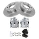 thumbnail image 3 of Kit de pastillas y discos de freno traseros TRQ cerámicos para Audi TT y Jetta, 3 of 9
