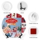 thumbnail image 3 of Rudolf el de la nariz roja Plato decorativo de porcelana fina (bone china), plato decorativo de cerámica para hogar, oficina, soporte de pared, platos decorativos para dormitorio - 6 pulgadas (15 cm), 3 of 6
