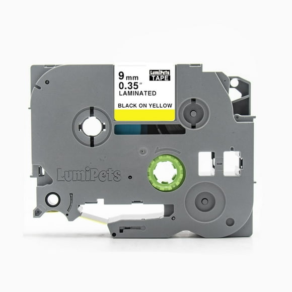Cinta Tze-611 Para Rotuladora Brother Modelo Pt, 6mm X 8m