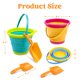 thumbnail image 5 of Cubeta plegable JOYIN, 3 paquetes con palas y bolsa de malla, 5 of 8