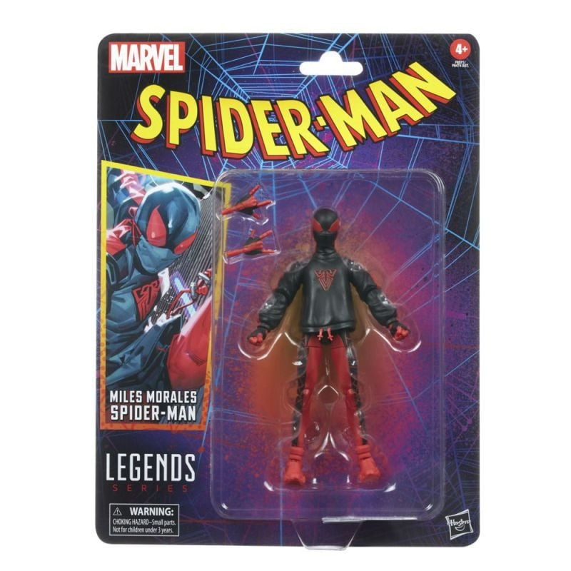 Figura De Acción Spiderman Legends Miles Morales.