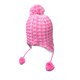 thumbnail image 2 of Gorro Bebé Niña Tejido con Pompones Rosado, 2 of 2